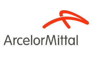 Logo ArcelorMittal - Groupe industriel Mondial spécialisé dans la métallurgie.