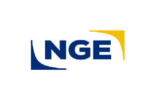 Logo NGE - Groupe spécialisé dans le BTP