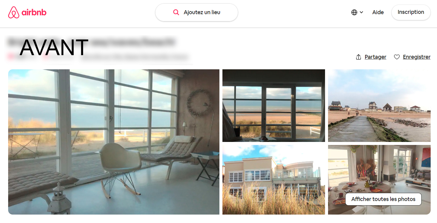 Exemple d'annonce avant le passage d'un photographe professionnel