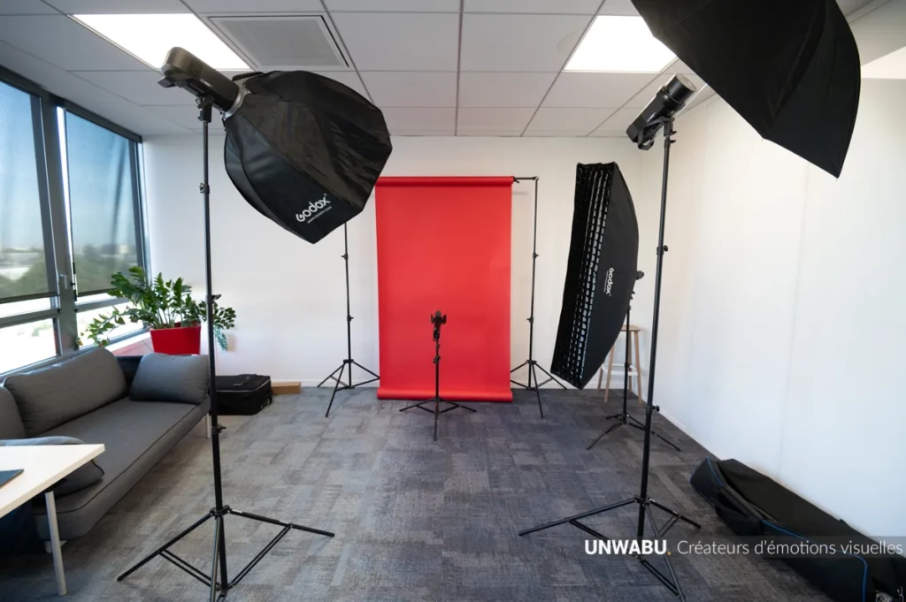 installation d'un shooting dans les locaux d'un client