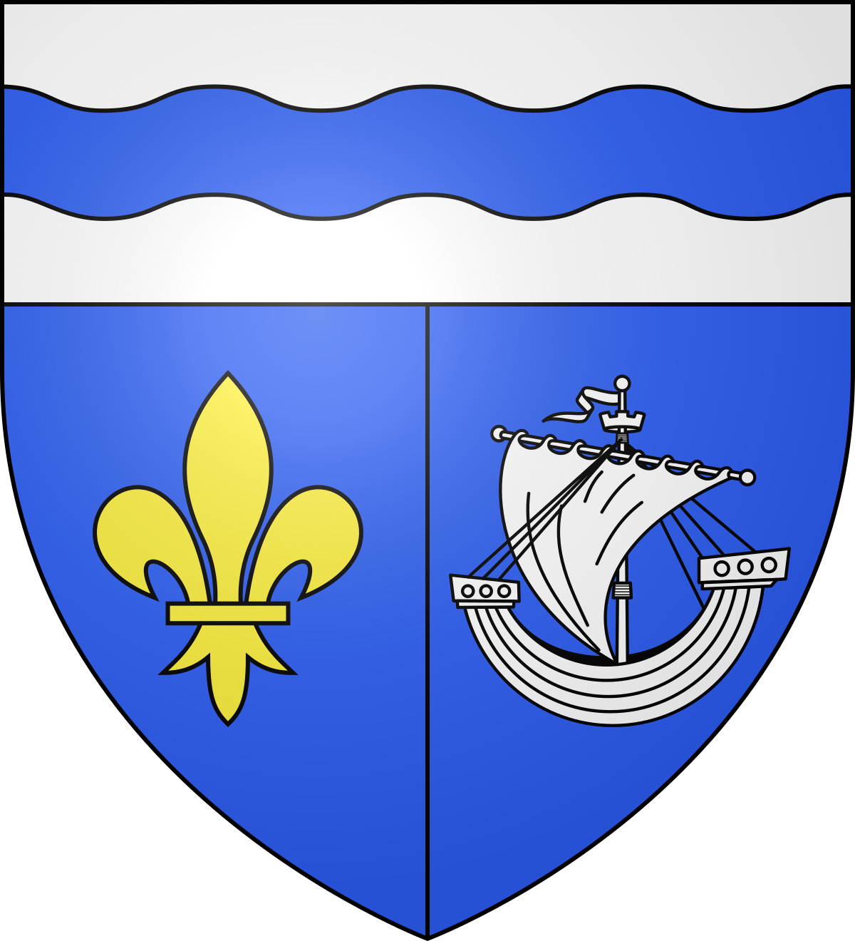 Blason Hauts-de-Seine 92 département francilien