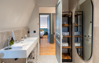 Reportage immobilier villa Deauville - salle de bains